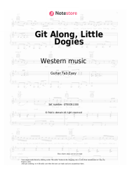 undefined Western music - Git Along, Little Dogies