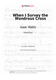 undefined Isaac Watts, Christian hymnody - When I Survey the Wondrous Cross