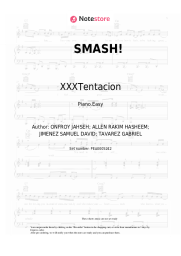 Sheet music, chords XXXTentacion, PnB Rock - SMASH!