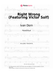 undefined Ivan Dorn - Right Wrong (Featuring Victor Solf)