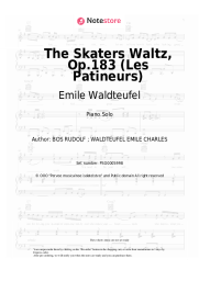 Sheet music, chords Emile Waldteufel - The Skaters Waltz, Op.183 (Les Patineurs)