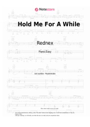 Sheet music, chords Rednex - Hold Me For A While