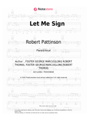 undefined Robert Pattinson - Let Me Sign
