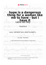 undefined Lana Del Rey - hope is a dangerous thing for a woman like me to have - but i have it