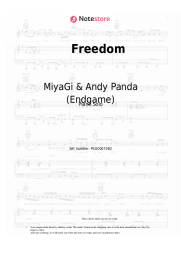 Sheet music, chords MiyaGi & Andy Panda (Endgame), Moeazy - Freedom