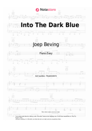 Sheet music, chords Joep Beving - Into The Dark Blue