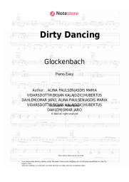 Sheet music, chords Glockenbach, ASDÍS - Dirty Dancing