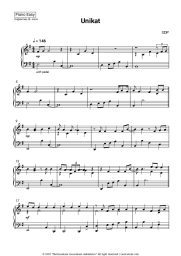 Sheet music, chords SDP - Unikat