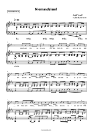 Sheet music, chords Adel Tawil - Niemandsland