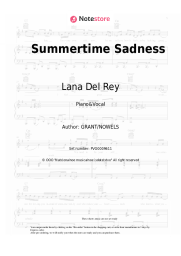 undefined Lana Del Rey - Summertime Sadness