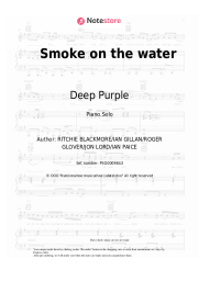 undefined Deep Purple - Smoke on the water