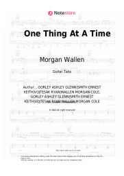 undefined Morgan Wallen - One Thing At A Time