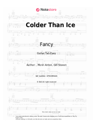 undefined Fancy - Colder Than Ice