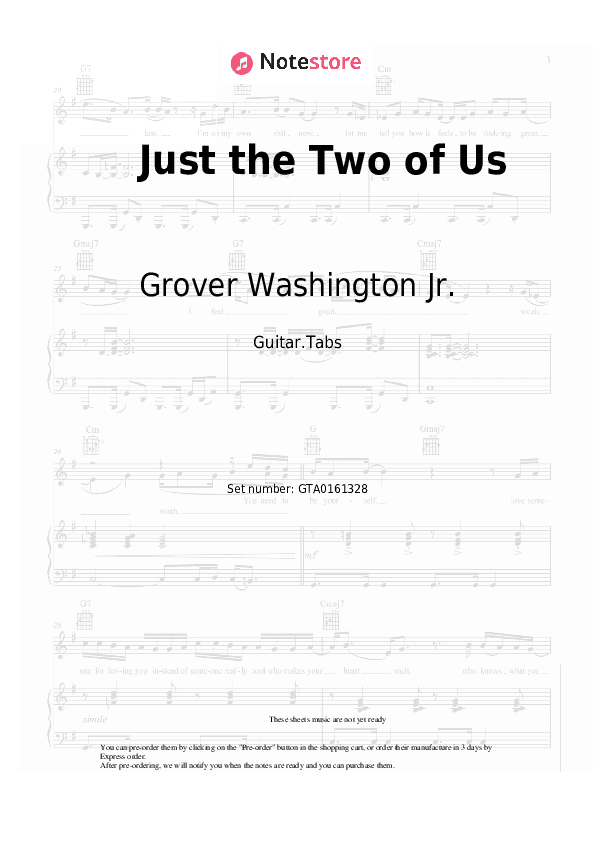 Just the Two of Us - Grover Washington Jr., Bill Withers Tabs - Guitar.Tabs