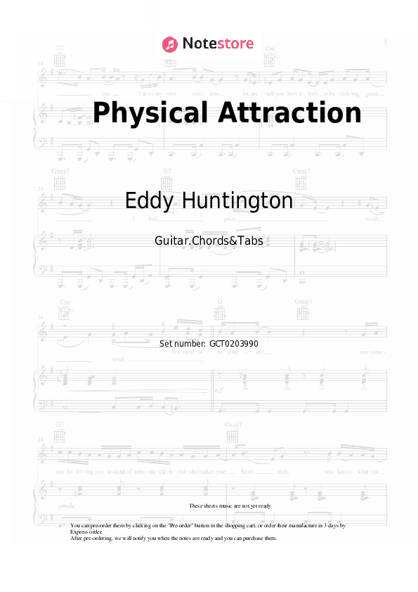 Physical Attraction - Eddy Huntington Chords and Tabs - Guitar.Chords&Tabs