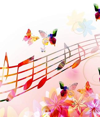 Notes of beautiful sogs for piano