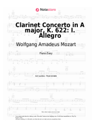 undefined Wolfgang Amadeus Mozart - Clarinet Concerto in A major, K. 622: I. Allegro
