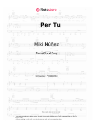 undefined Miki Núñez - Per Tu