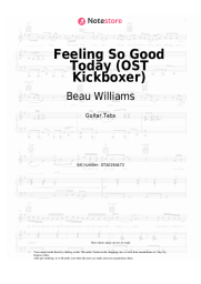 Sheet music, chords Beau Williams - Feeling So Good Today (OST Kickboxer)