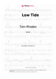Sheet music, chords Tom Rhodes, Hustle Standard - Low Tide