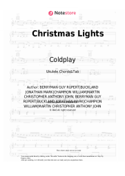 undefined Coldplay - Christmas Lights