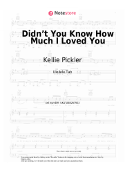 undefined Kellie Pickler - Didn’t You Know How Much I Loved You