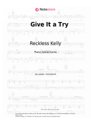 undefined Reckless Kelly - Give It a Try