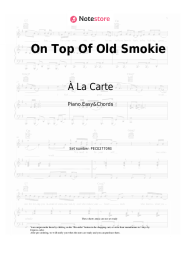 Sheet music, chords À La Carte - On Top Of Old Smokie