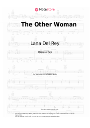 Sheet music, chords Lana Del Rey - The Other Woman