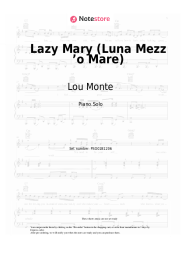 Sheet music, chords Lou Monte - Lazy Mary (Luna Mezz ’o Mare)