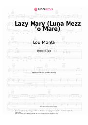 Sheet music, chords Lou Monte - Lazy Mary (Luna Mezz ’o Mare)