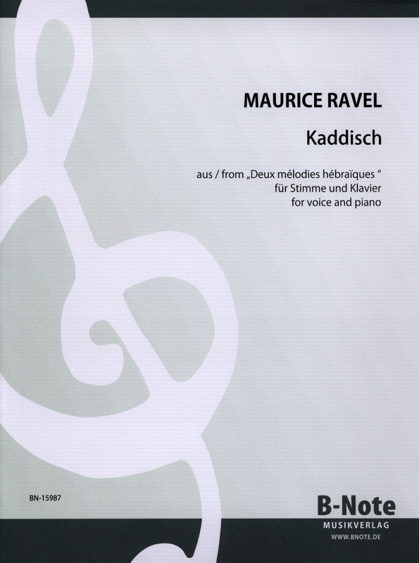 Maurice Ravel - Deux Melodies hebraiques, MA 22: No. 1, Kaddisch in C Minor chords