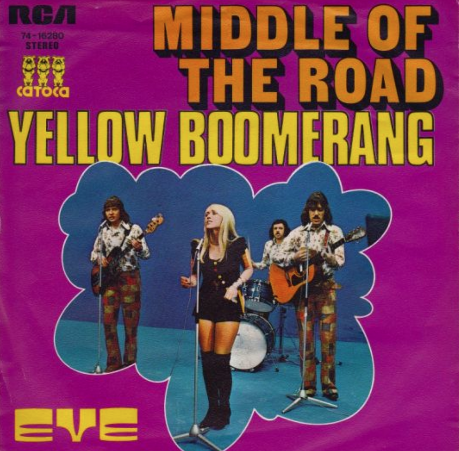 Middle Of The Road - Yellow Boomerang piano sheet music
