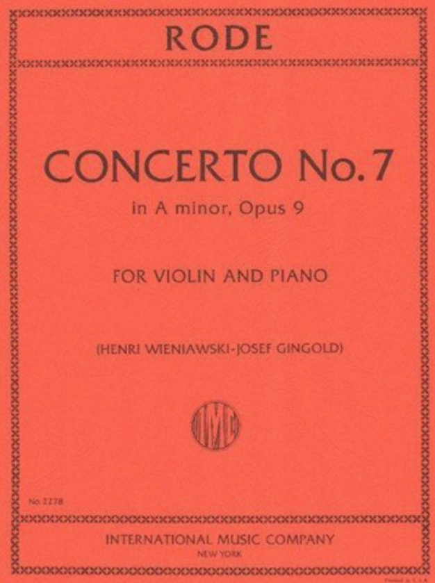 Pierre Rode - Violin Concerto No. 7 in A minor, Op.9: I. Moderato chords