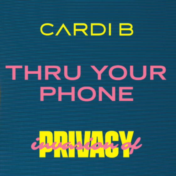 Cardi B - Thru Your Phone piano sheet music