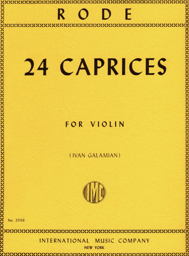Pierre Rode - 24 Caprices for Violin: Caprice No. 1 in C major chords