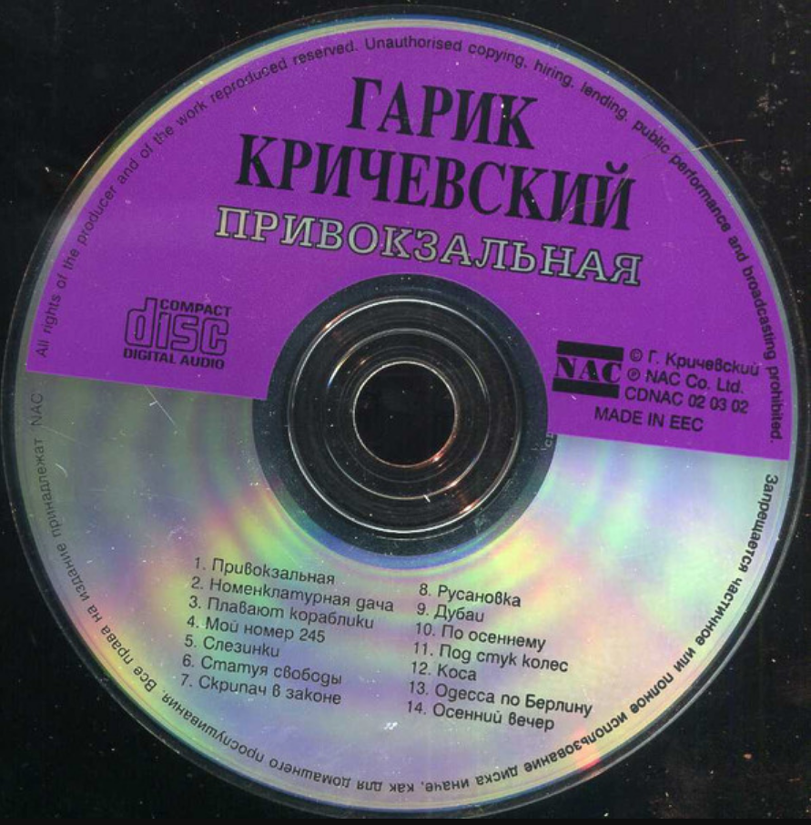 Garik Krichevsky - Скрипач в законе piano sheet music