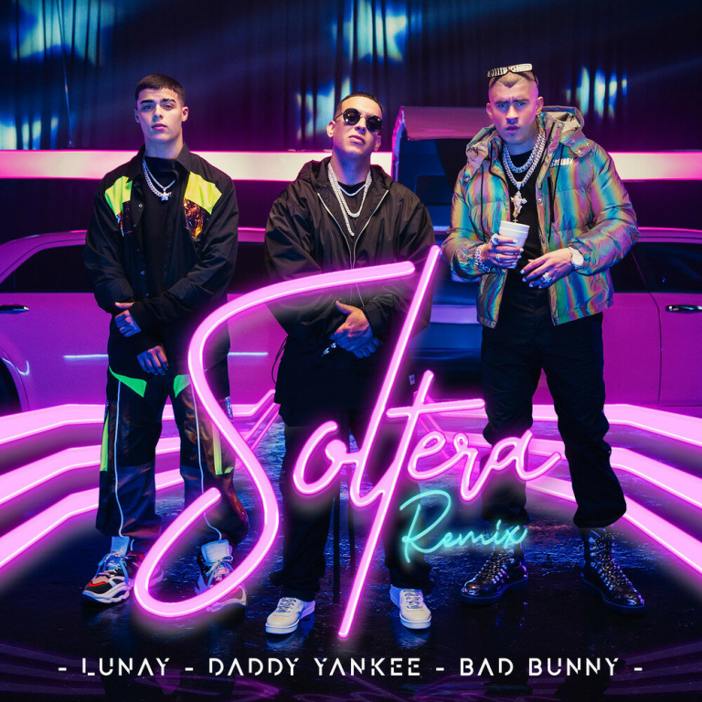 Lunay, Daddy Yankee, Bad Bunny - Soltera piano sheet music