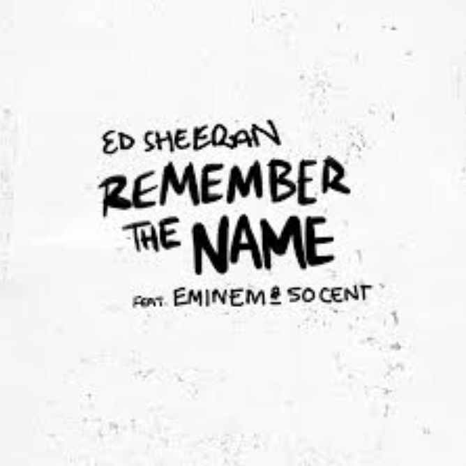 Ed Sheeran, Eminem, 50 Cent - Remember The Name piano sheet music