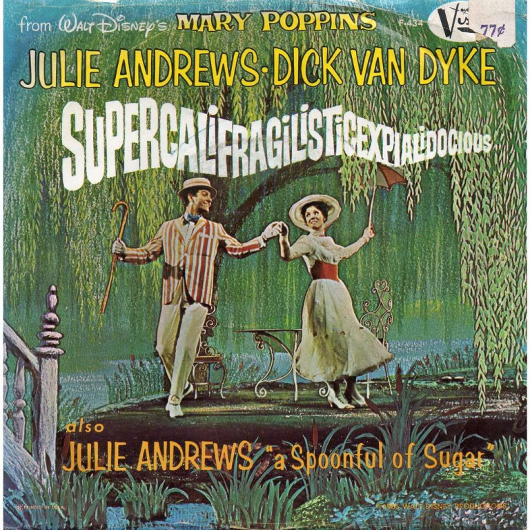 Julie Andrews, Dick Van Dyke - Supercalifragilisticexpialidocious (From Mary Poppins) piano sheet music