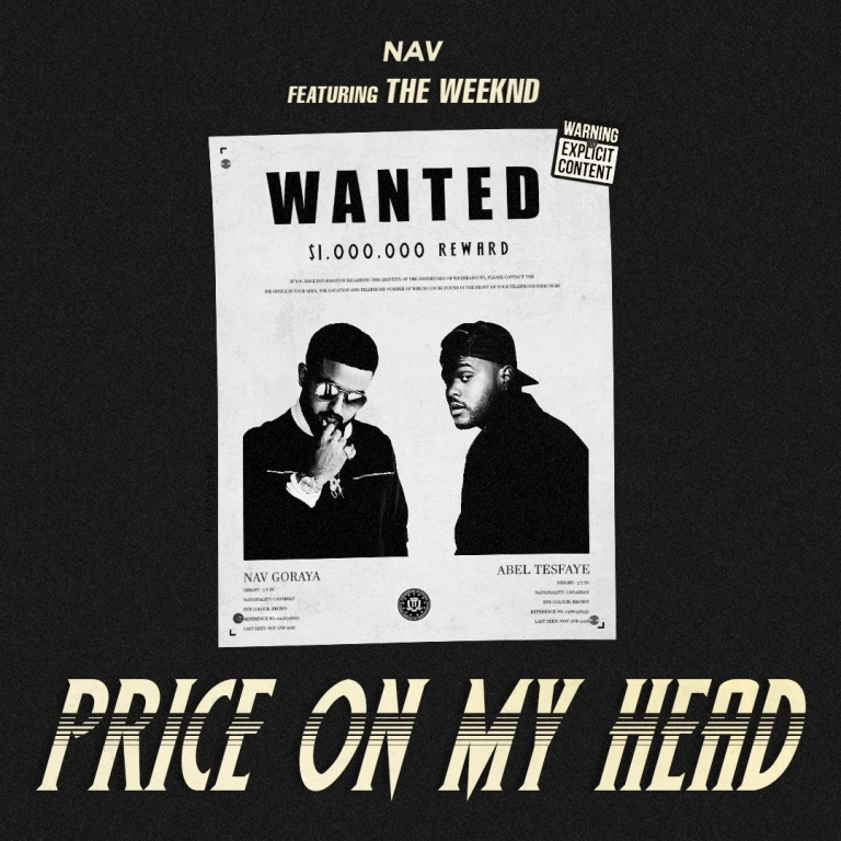 NAV, The Weeknd - Price on My Head piano sheet music