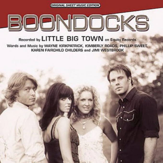 Little Big Town Boondocks sheet music for piano download Piano.Solo