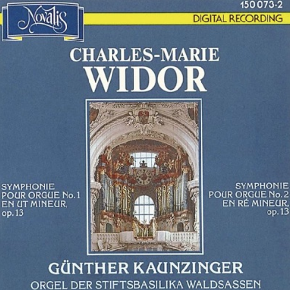 Charles-Marie Widor - Organ Symphony No.1 in C minor Op.13 No.1: VI Meditation piano sheet music