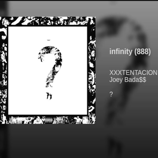 XXXTentacion, Joey Bada - infinity (888) piano sheet music