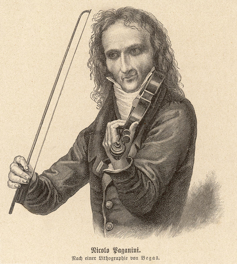 Niccolo Paganini - Sonata for Violin and Guitar in D major, MS 112-2, Adagio piano sheet music