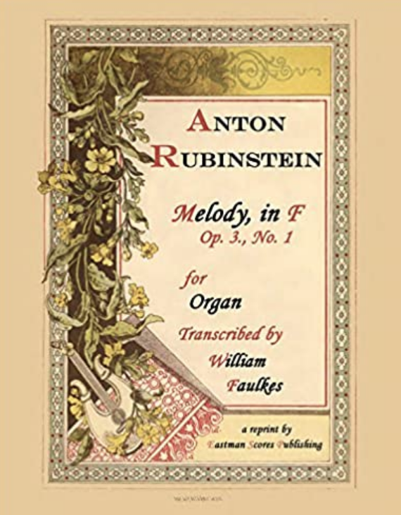Anton Rubinstein - 2 Melodies, Op. 3: No.1 Melodie in F major (Moderato assai ) chords