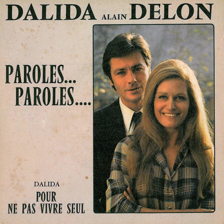 Dalida, Alain Delon - Paroles, paroles piano sheet music