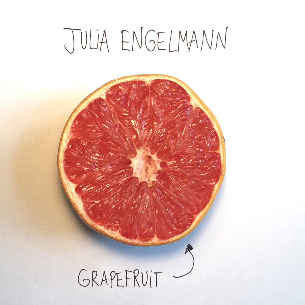 Julia Engelmann Grapefruit sheet music for piano with letters