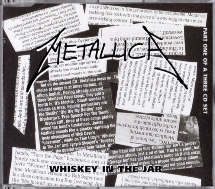 Metallica - Whiskey in the Jar piano sheet music