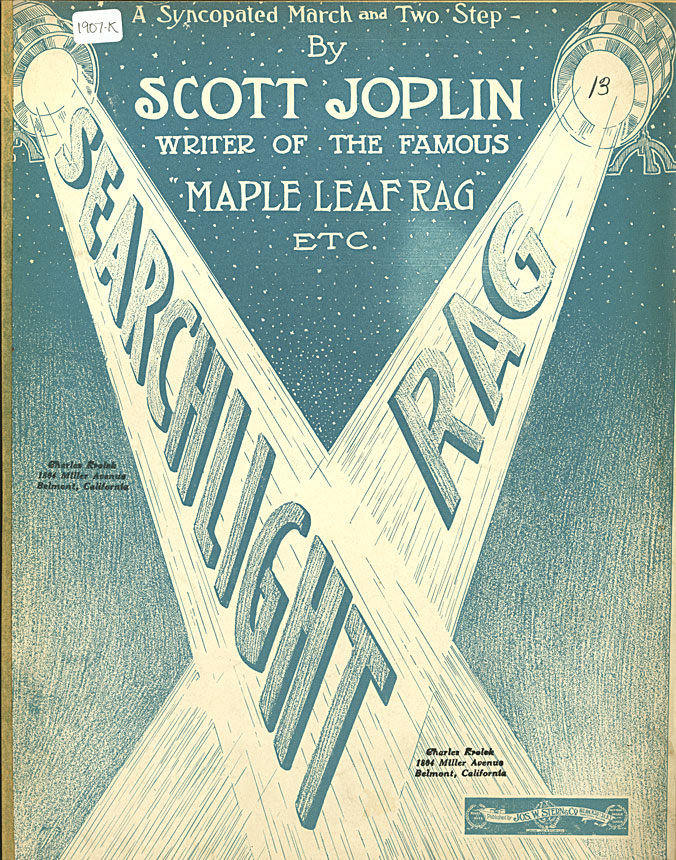 Scott Joplin - Searchlight Rag piano sheet music